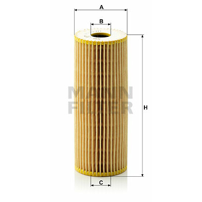 Filtre à huile evotop MANN-FILTER HU 727/1 x