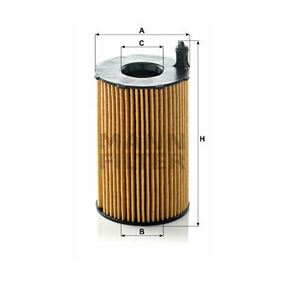 Filtre à huile MANN-FILTER HU 8005 z