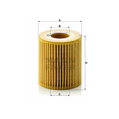 Filtre à huile MANN-FILTER HU 815/2