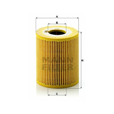 Filtre à huile Evotop MANN-FILTER HU 818 x