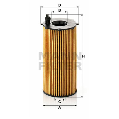 Filtre à huile MANN-FILTER HU 820/2