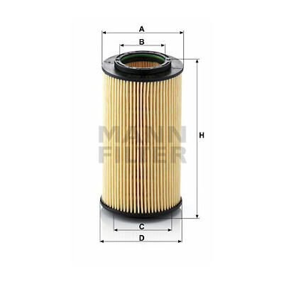 Filtre à huile MANN-FILTER HU 824 x
