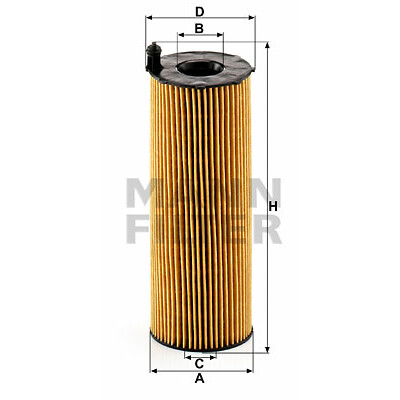Filtre à huile MANN-FILTER HU 831 x