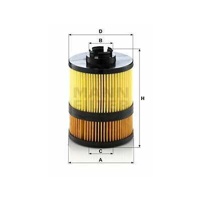 Filtre à huile MANN-FILTER HU 9002 z