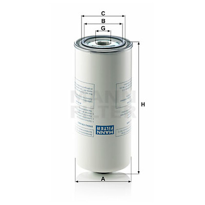 Filtre à air comprimé MANN-FILTER LB 962/2