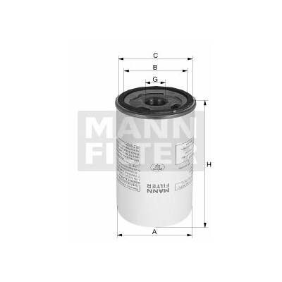 Filtre à air comprimé MANN-FILTER LB 962/6