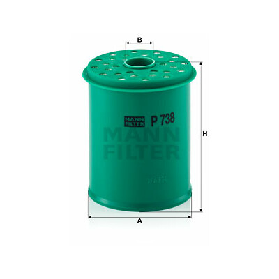 Filtre à carburant MANN-FILTER P 738 x