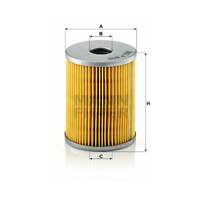Filtre à carburant MANN-FILTER P 810 x