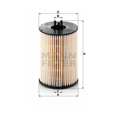 Filtre à carburant MANN-FILTER PU 821 x-2