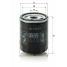 Filtre à huile MANN-FILTER W 712/73