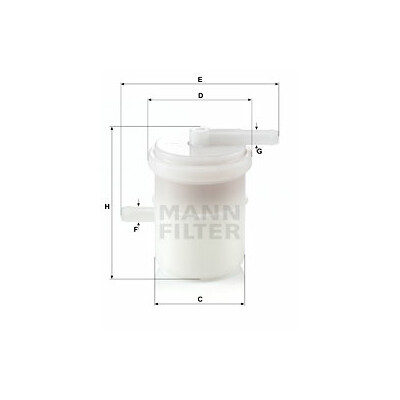 Filtre à carburant MANN-FILTER WK 42/81