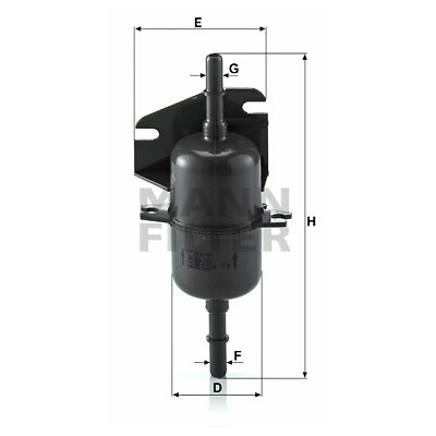 Filtre à carburant MANN-FILTER WK 510
