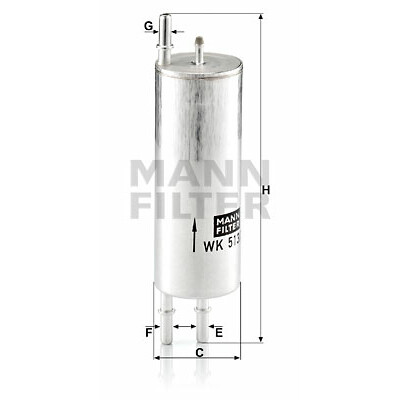 Filtre à carburant MANN-FILTER WK 513/3
