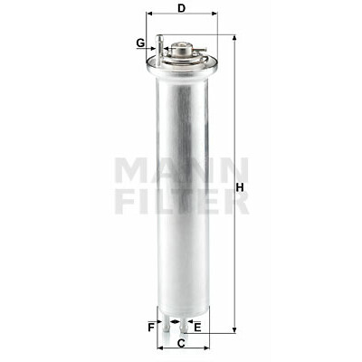 Filtre à carburant MANN-FILTER WK 532