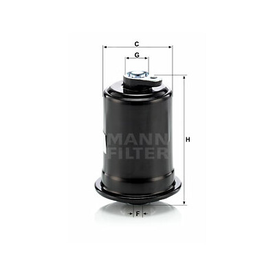 Filtre à carburant MANN-FILTER WK 614/10