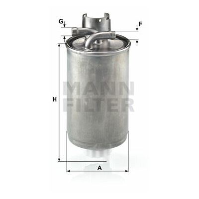 Filtre à carburant MANN-FILTER WK 829