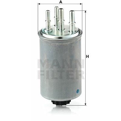 Filtre à carburant MANN-FILTER WK 829/4