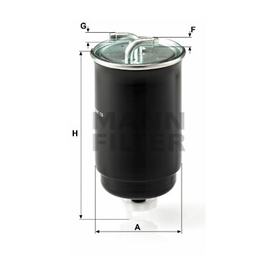 Filtre à carburant MANN-FILTER WK 842/3