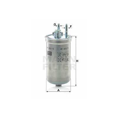 Filtre à carburant MANN-FILTER WK 853/13