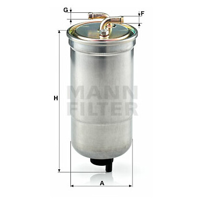 Filtre à carburant MANN-FILTER WK 853/16