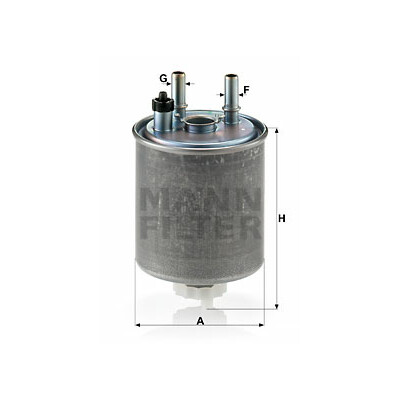 Filtre à carburant MANN-FILTER WK 918/1