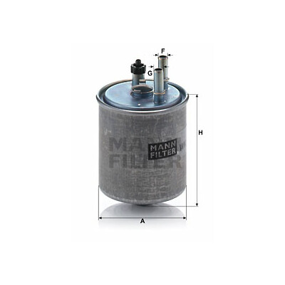 Filtre à carburant MANN-FILTER WK 918/2 x