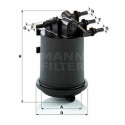 Filtre à carburant MANN-FILTER WK 939/1