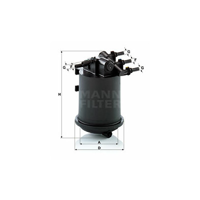 Filtre à carburant MANN-FILTER WK 939/1