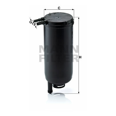 Filtre à carburant MANN-FILTER WK 939/14 x