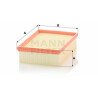 Filtre à air MANN-FILTER C 24 012