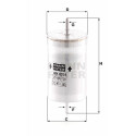 Filtre à carburant MANN-FILTER WK 8036