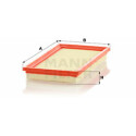 Filtre à air MANN-FILTER C 28 013