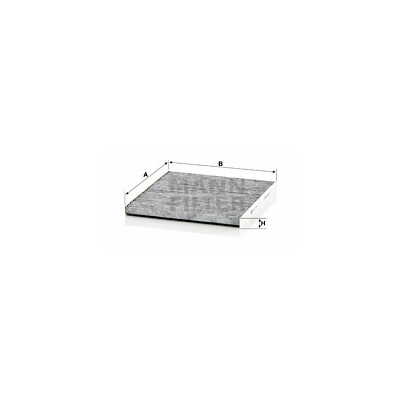 Filtre, air d'habitacle Adsotop MANN-FILTER CUK 2336