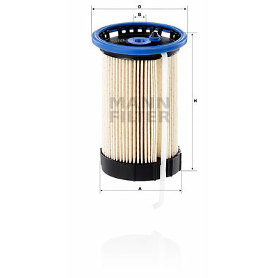 Filtre à carburant MANN-FILTER PU 8014