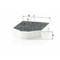 Filtre, air de l'habitacle