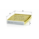 Filtre à air habitacle Frecious Plus MANN-FILTER FP 25 012