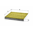 Filtre à air habitacle Frecious Plus MANN-FILTER FP 2544