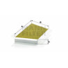 Filtre à air habitacle Frecious Plus MANN-FILTER FP 3448