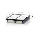 Filtre à air MANN-FILTER C 24 042