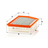 Filtre à air MANN-FILTER C 27 047