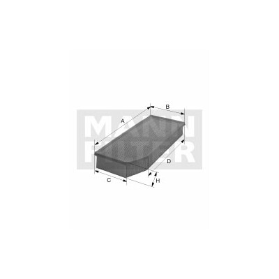 Filtre à air MANN-FILTER C 28 037