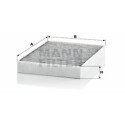 Filtre à air habitacle MANN-FILTER CUK 23 014-2