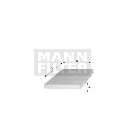 Filtre à air habitacle MANN-FILTER CUK 23 015-2