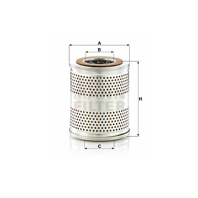 Filtre, système hydraulique de l'opérateur MANN-FILTER H 1263/1 x