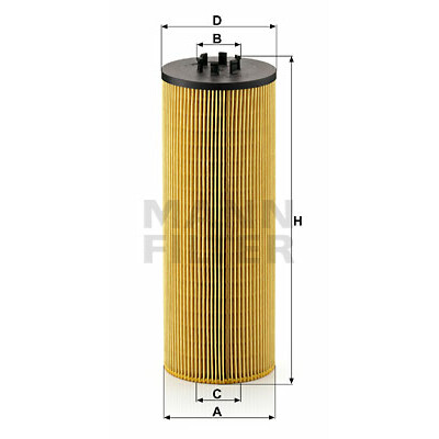 Filtre à huile MANN-FILTER HU 12 140 x