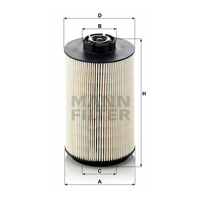Filtre à carburant MANN-FILTER PU 1058 x