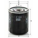 Filtre à huile MANN-FILTER W 7062