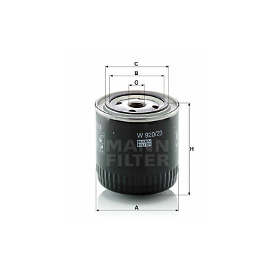 Filtre à huile MANN-FILTER W 920/23