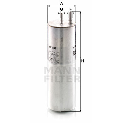 Filtre à carburant MANN-FILTER WK 8058