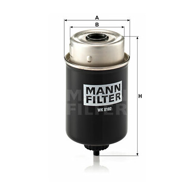 Filtre à carburant MANN-FILTER WK 8102